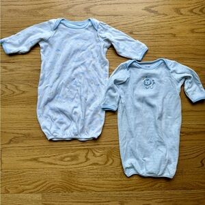 Little me nightgowns set of 2, 0-3 months
